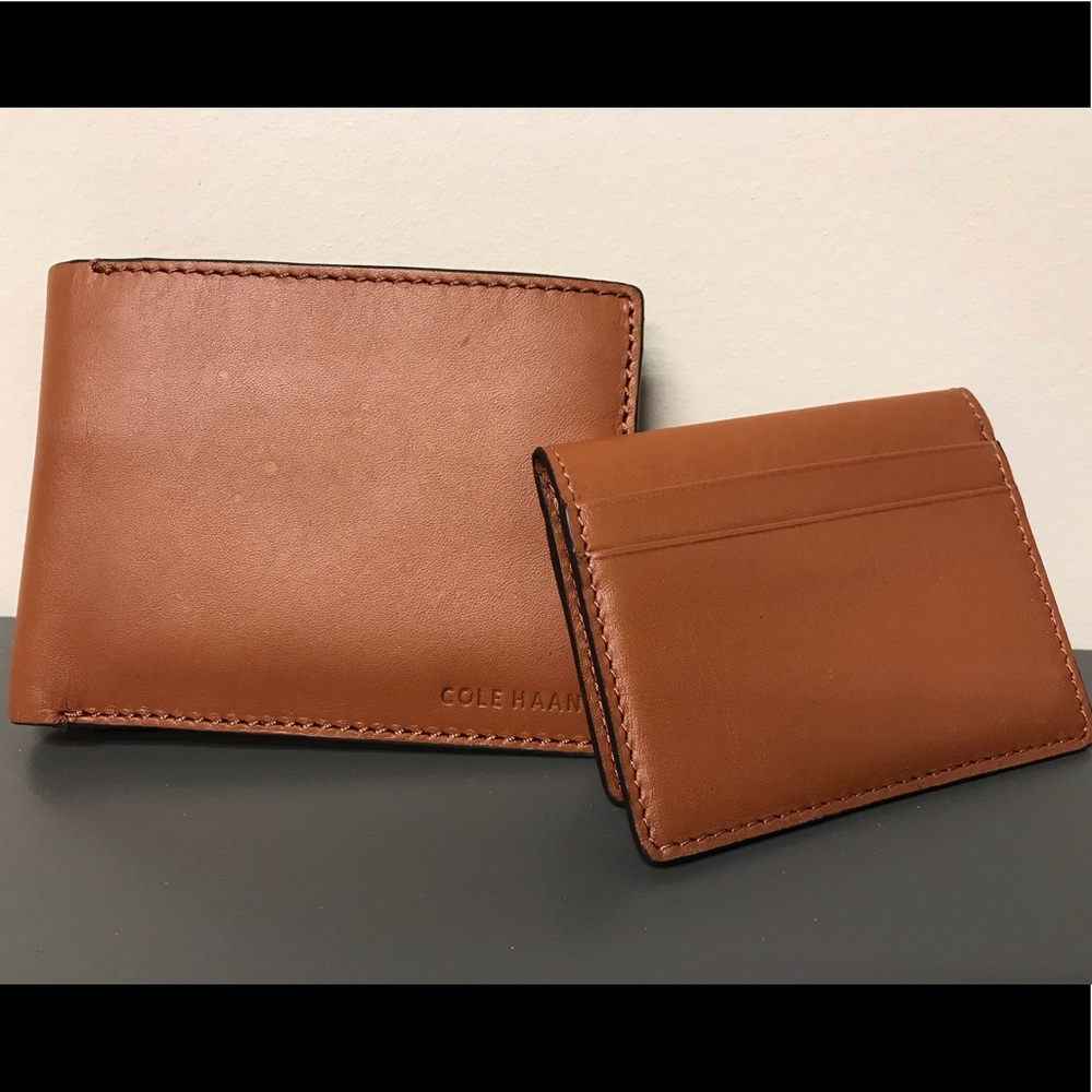 Cole Haan men’s leather wallet